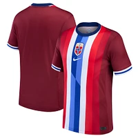 Maillot vierge Nike rouge de l'équipe nationale Norvège 2024 pour homme