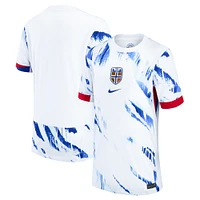 Youth Nike  White Norway National Team 2024 Away Replica Blank Jersey