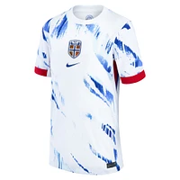 Youth Nike  White Norway National Team 2024 Away Replica Blank Jersey