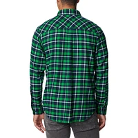 Chemise à manches longues en flanelle Columbia Green Notre Dame Fighting Irish Flare Gun