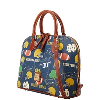 Dooney & Bourke Notre Dame Fighting Irish Game Day Zip Zip Satchel