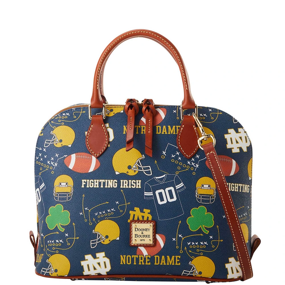 Dooney & Bourke Notre Dame Fighting Irish Game Day Zip Zip Satchel