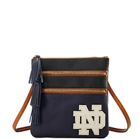 Dooney & Bourke Notre Dame Fighting Irish Infield Sac à bandoulière triple fermeture éclair