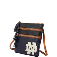 Dooney & Bourke Notre Dame Fighting Irish Infield Sac à bandoulière triple fermeture éclair