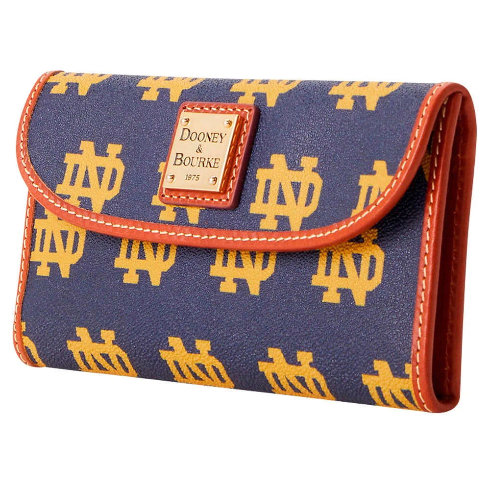 Pochette continentale Dooney & Bourke Notre Dame Fighting Irish Signature