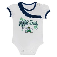 Girls Newborn & Infant Notre Dame Fighting Irish Two-Piece Love My Team Bodysuit Skirt Set