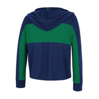 Girls Youth Colosseum Navy Notre Dame Fighting Irish Galooks Hoodie Lace-Up Long Sleeve T-Shirt