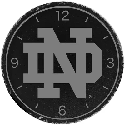 Notre Dame Fighting Irish 12'' Slate Clock - Gray