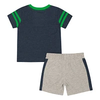 Infant Colosseum  Heather Navy Notre Dame Fighting Irish T-Shirt & Shorts Set