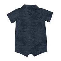 Infant Colosseum  Navy Notre Dame Fighting Irish Fern Romper