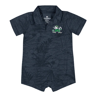 Infant Colosseum  Navy Notre Dame Fighting Irish Fern Romper