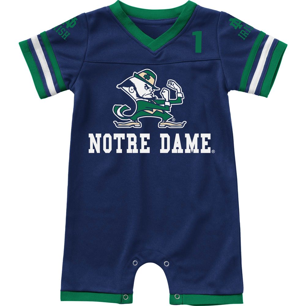 Infant Colosseum Navy Notre Dame Fighting Irish Bumpo Football Romper