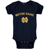 Body Notre Dame Fighting Irish Arch & Logo bleu marine pour bébé