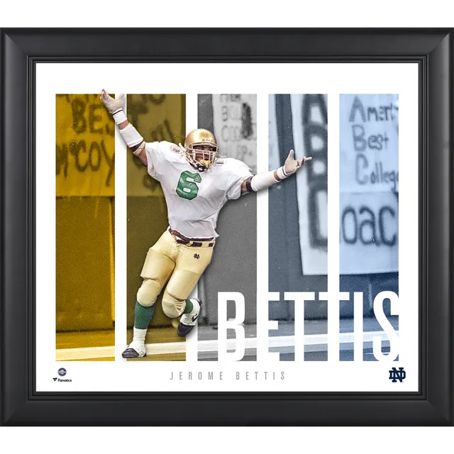 JEROME BETTIS AUTOGRAPHED NOTRE DAME FIGHTING IRISH