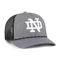 Men's '47  Gray Notre Dame Fighting Irish Carbon Rope Adjustable Hat