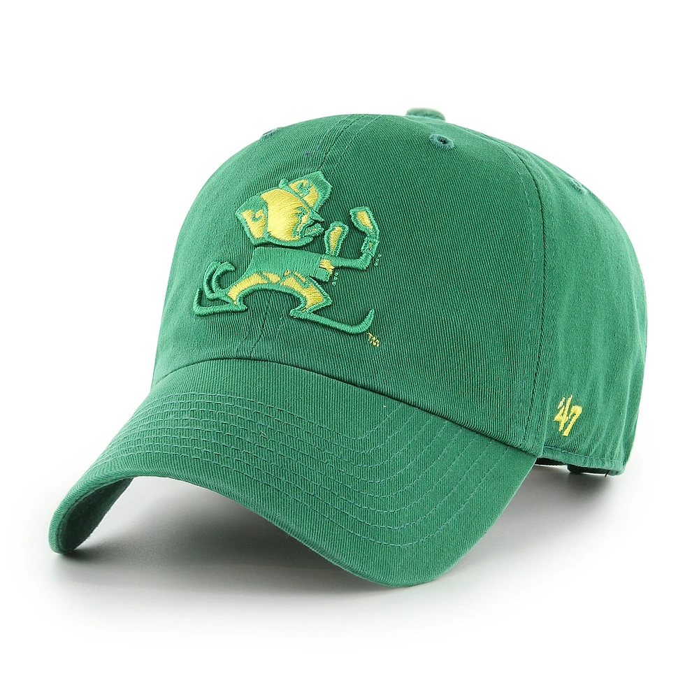 Men's '47  Kelly Green Notre Dame Fighting Irish Clean Up Adjustable Hat