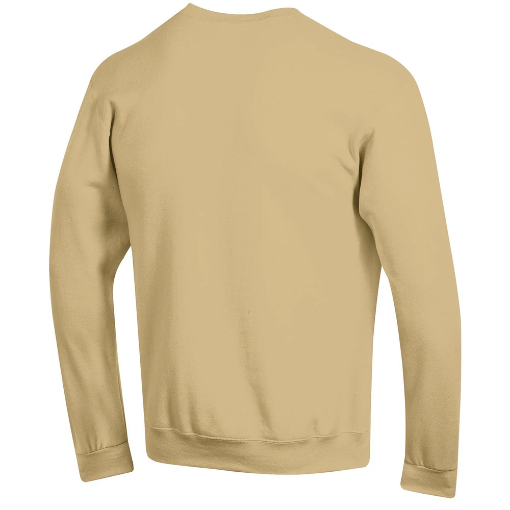 Men's Champion  Gold Notre Dame Fighting Irish Arch Over Logo Pullover Sweatshirt