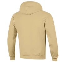 Men's Champion  Gold Notre Dame Fighting Irish Arched Logo Fleece Pullover Hoodie