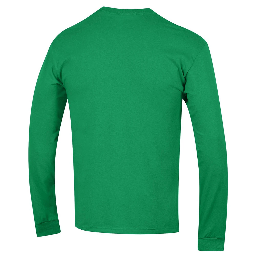 Men's Champion Notre Dame Fighting Irish Arch Over Logo Long Sleeve T-Shirt