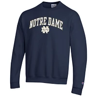 Sweat-shirt à capuche avec logo Arch Over de Notre Dame Fighting Irish pour homme, bleu marine, Champion
