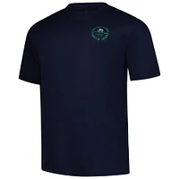 Men's Fanatics  Navy Notre Dame Fighting Irish Big & Tall Fast Break 2 Hit T-Shirt