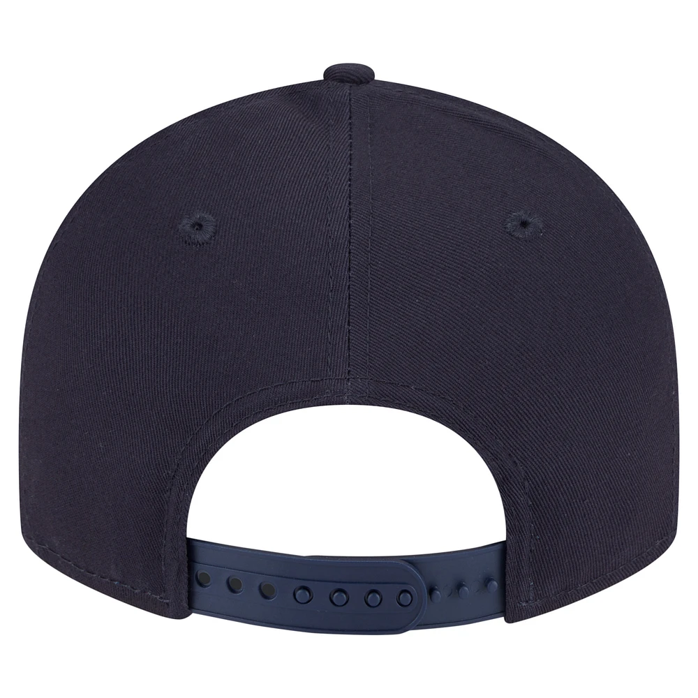 Men's New Era Navy Notre Dame Fighting Irish Low Profile 9FIFTY Snapback Hat