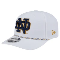 Men's New Era  White Notre Dame Fighting Irish 9SEVENTY Stretch-Snap Hat