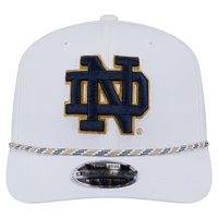 Men's New Era  White Notre Dame Fighting Irish 9SEVENTY Stretch-Snap Hat