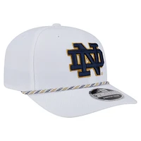 Men's New Era  White Notre Dame Fighting Irish 9SEVENTY Stretch-Snap Hat