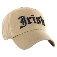 Casquette ajustable '47 Kaki Notre Dame Fighting Irish Vault Clean Up pour hommes