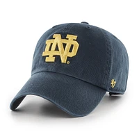 Men's '47 Navy Notre Dame Fighting Irish Clean Up Adjustable Hat