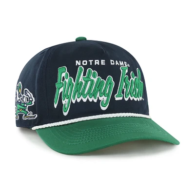 Men's '47 Navy Notre Dame Fighting Irish Dropshadow Rope Hitch Adjustable Hat