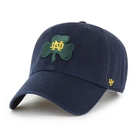 Men's '47 Navy Notre Dame Fighting Irish Vault Clean Up Adjustable Hat