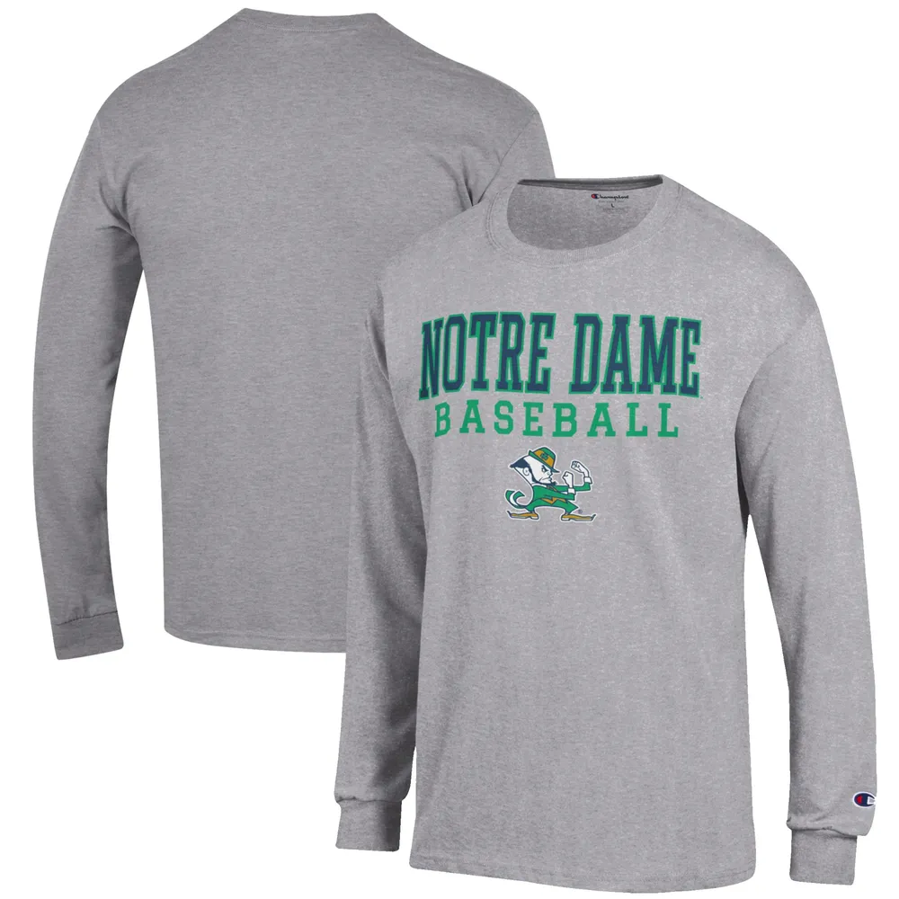 Lids Notre Dame Fighting Irish Champion Baseball Stack T-Shirt | Brazos Mall