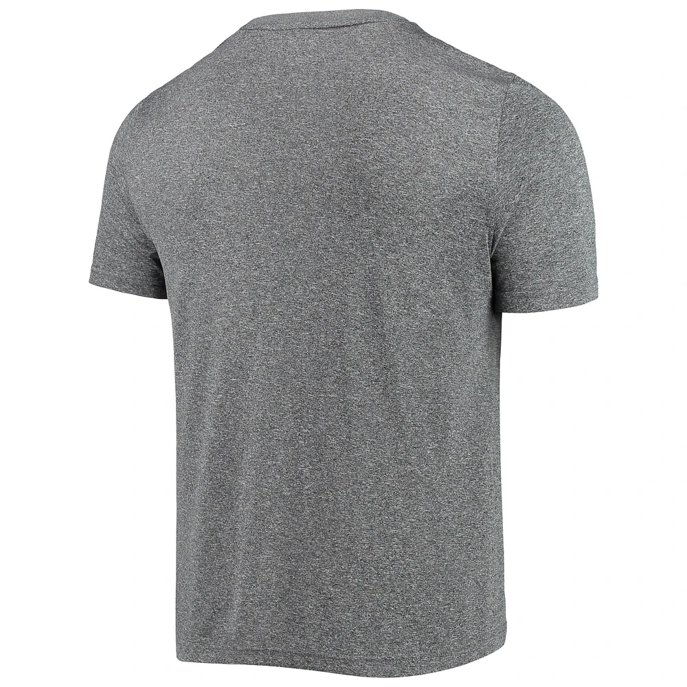 Men's Champion Gray Notre Dame Fighting Irish Stack T-Shirt