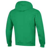 Men's Champion  Green Notre Dame Fighting Irish Basic Arch Fleece Pullover Hoodie