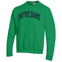 Men's Champion Notre Dame Fighting Irish Basic Arch Fleece Pullover Sweatshirt