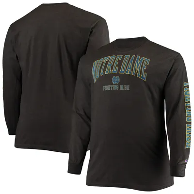 Notre Dame Fighting Irish Champion Big & Tall 2-Hit Long Sleeve T-Shirt