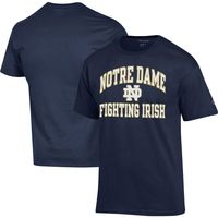 Men's Champion Navy Notre Dame Fighting Irish High Motor T-Shirt