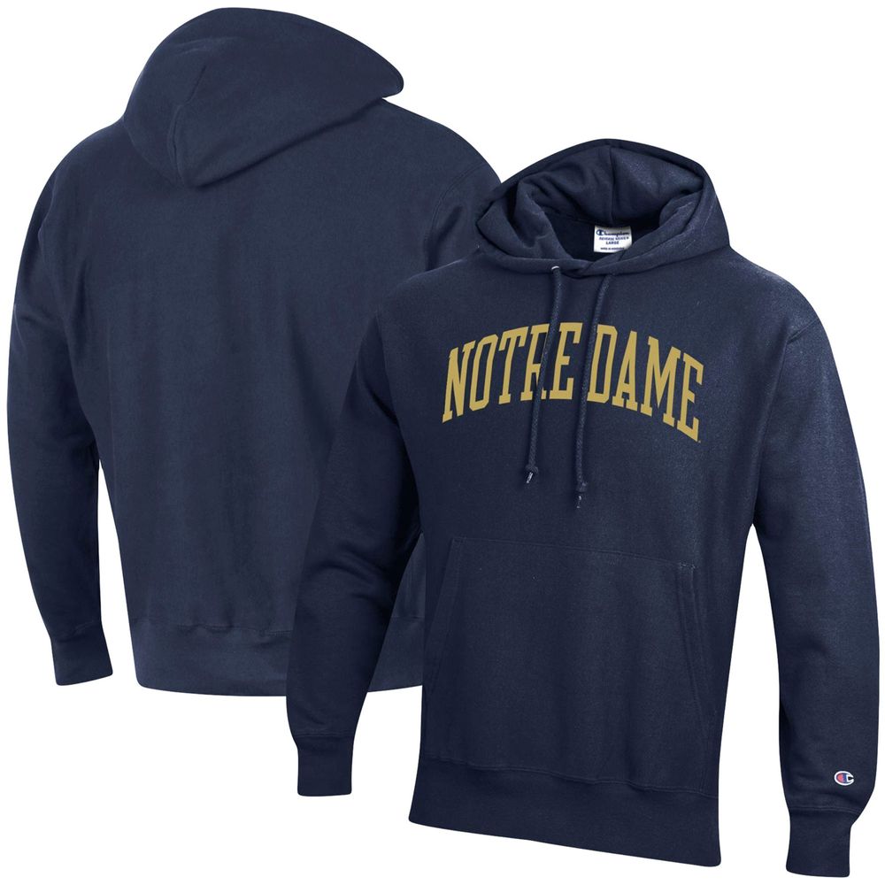 Men's League Collegiate Wear Navy Notre Dame Fighting Irish Essential Fleece  Pullover Hoodie