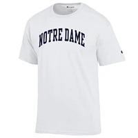 Men's Champion  White Notre Dame Fighting Irish Basic Arch T-Shirt