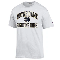 Men's Champion White Notre Dame Fighting Irish High Motor T-Shirt