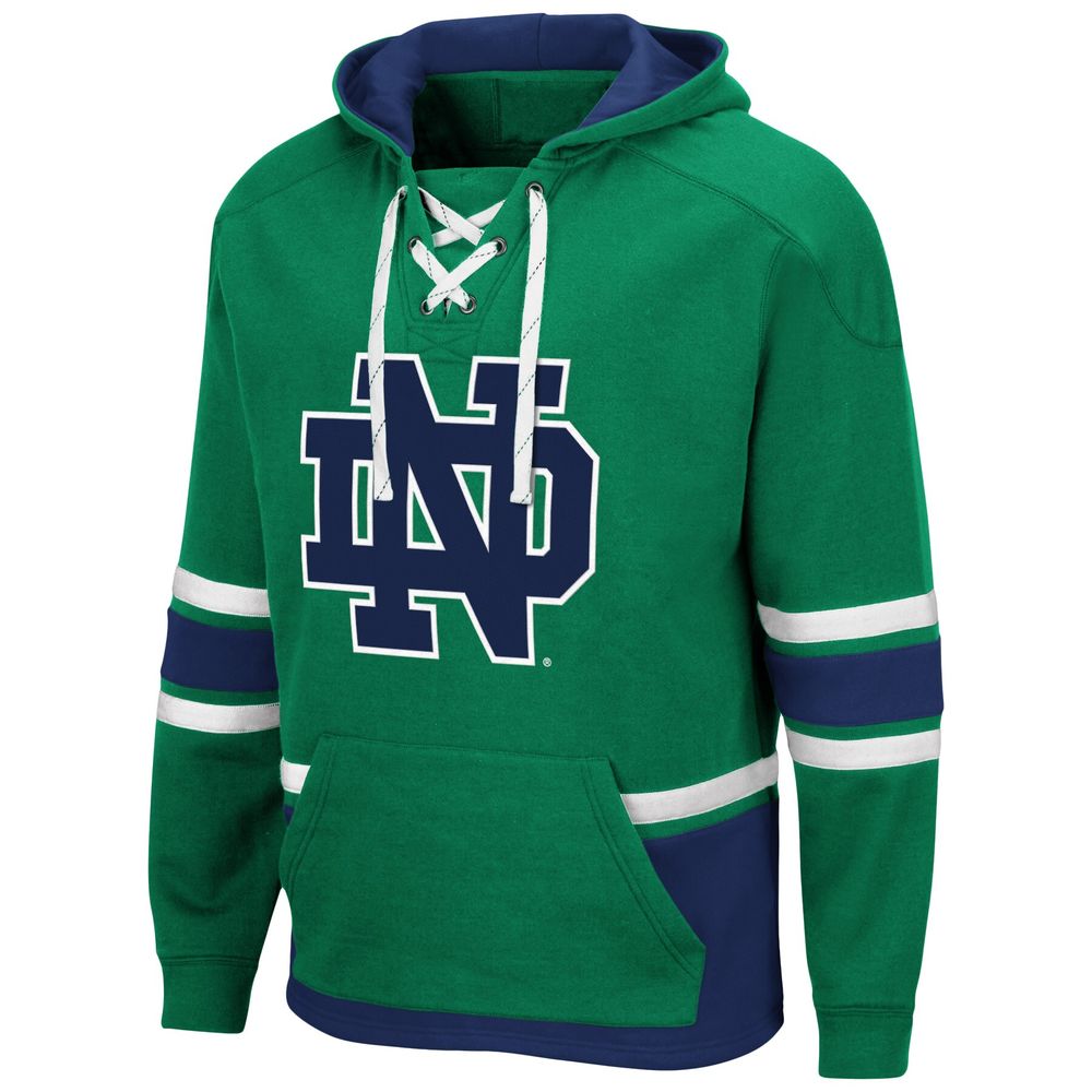 Men's Colosseum Notre Dame Fighting Irish Lace Up 3.0 Pullover Hoodie