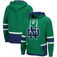 Men's Colosseum Notre Dame Fighting Irish Lace Up 3.0 Pullover Hoodie