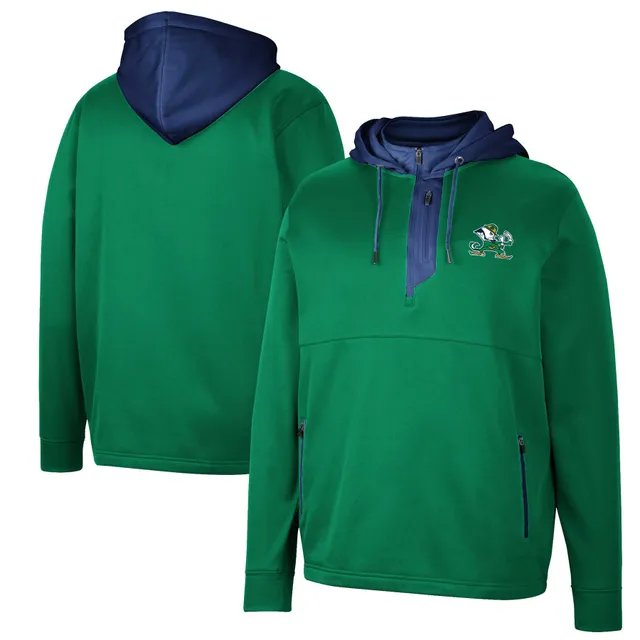 Notre Dame Fighting Irish Under Armour Iconic Pullover Hoodie - Navy