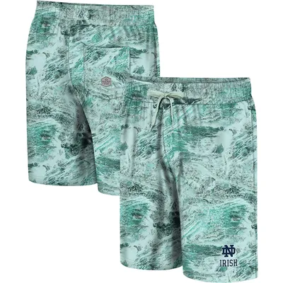 Notre Dame Fighting Irish Colosseum Realtree Aspect Ohana Swim Shorts - Green