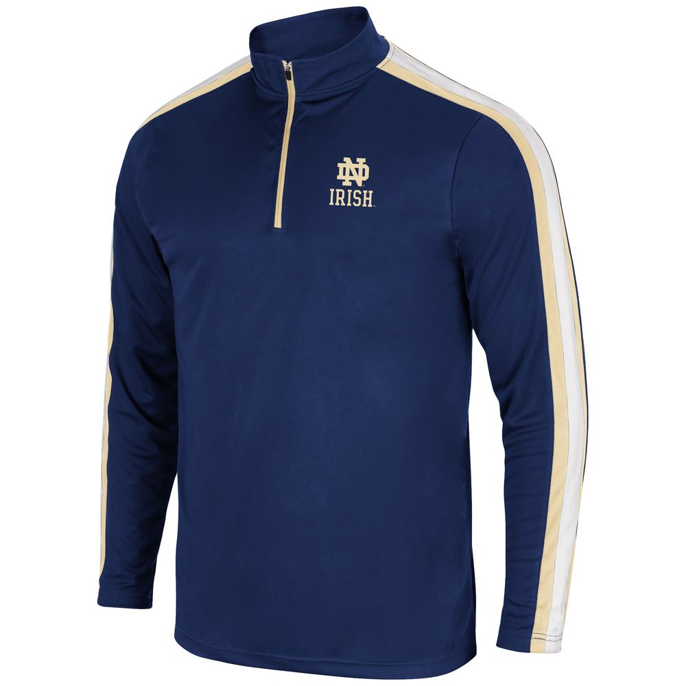 Men's Colosseum Navy Notre Dame Fighting Irish 1955 Quarter-Zip Jacket