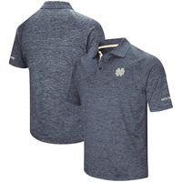 Men's Colosseum Navy Notre Dame Fighting Irish Big & Tall Down Swing Polo