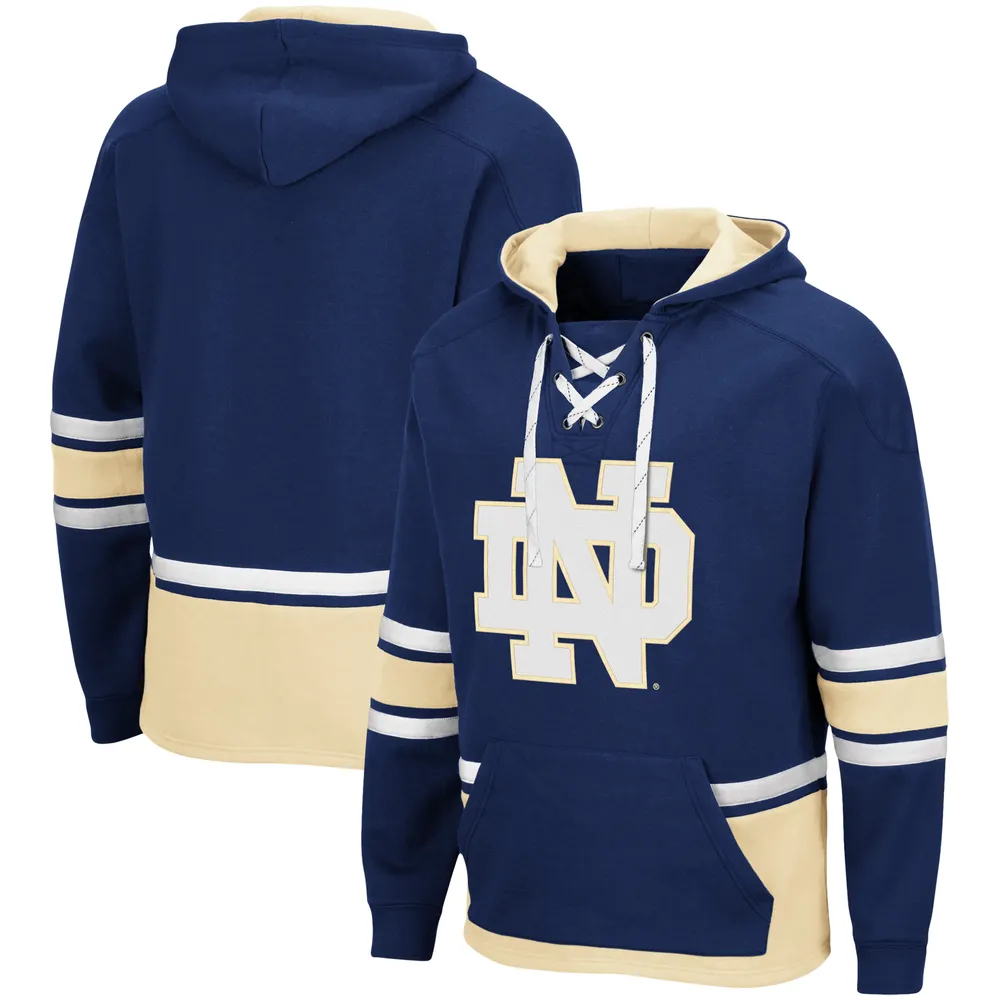 Pull Colosseum Navy Notre Dame Fighting Irish Lace Up 3.0 pour homme