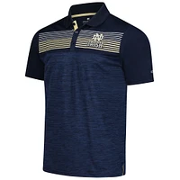 Men's Colosseum Navy Notre Dame Fighting Irish Langmore Polo